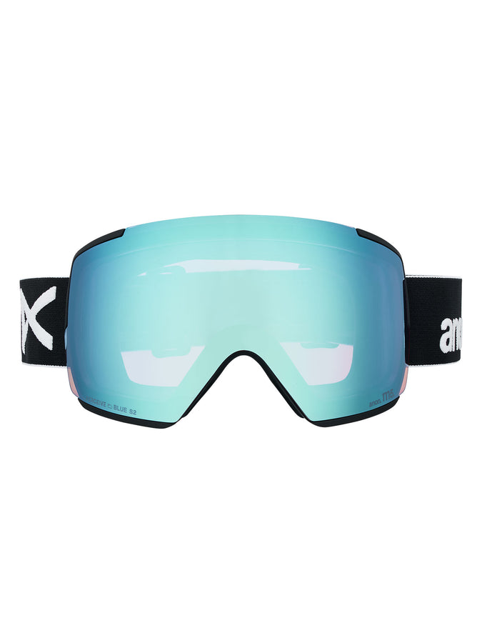 Anon M5 Black/Prcv Blue + Cloudy Pink + MFI Face Mask Goggle | BLACK/PRCV VRBL BLUE (Z53)
