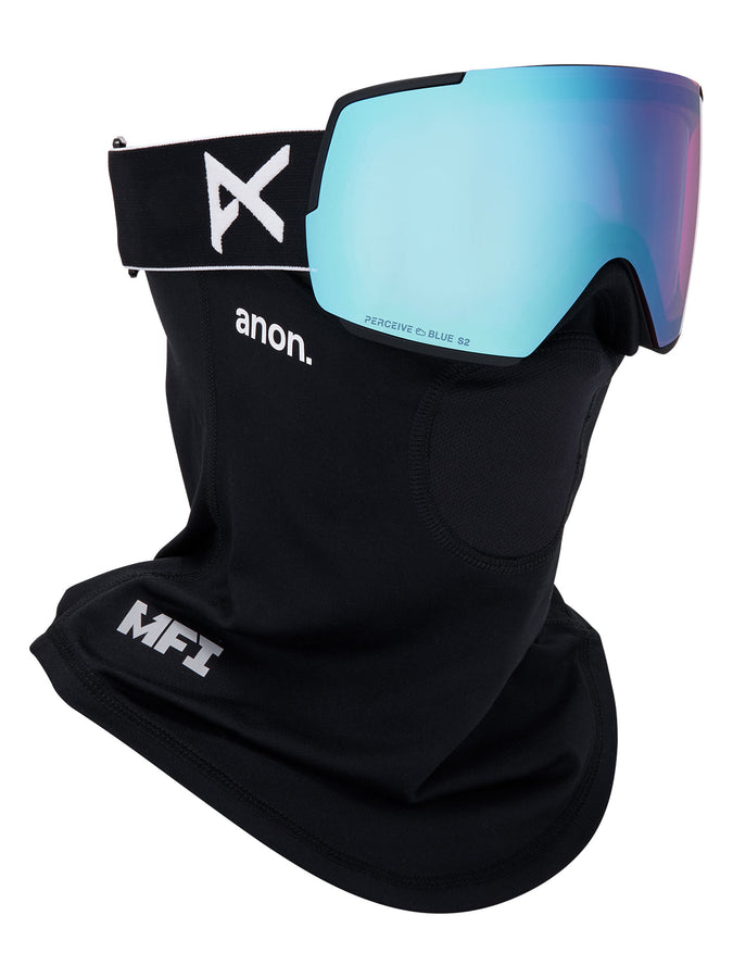 Anon M5 Black/Prcv Blue + Cloudy Pink + MFI Face Mask Goggle | BLACK/PRCV VRBL BLUE (Z53)