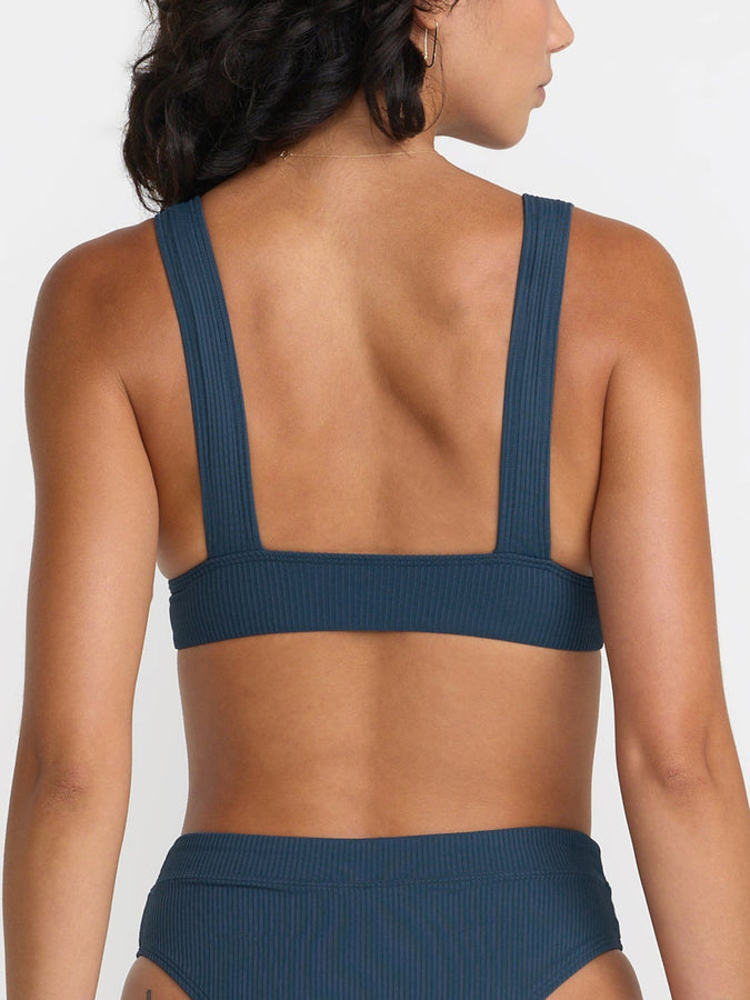RVCA Flat Rib Tall Tri Bralette Bikini Top Fall 2026 | BLUE SLATE (BLT)