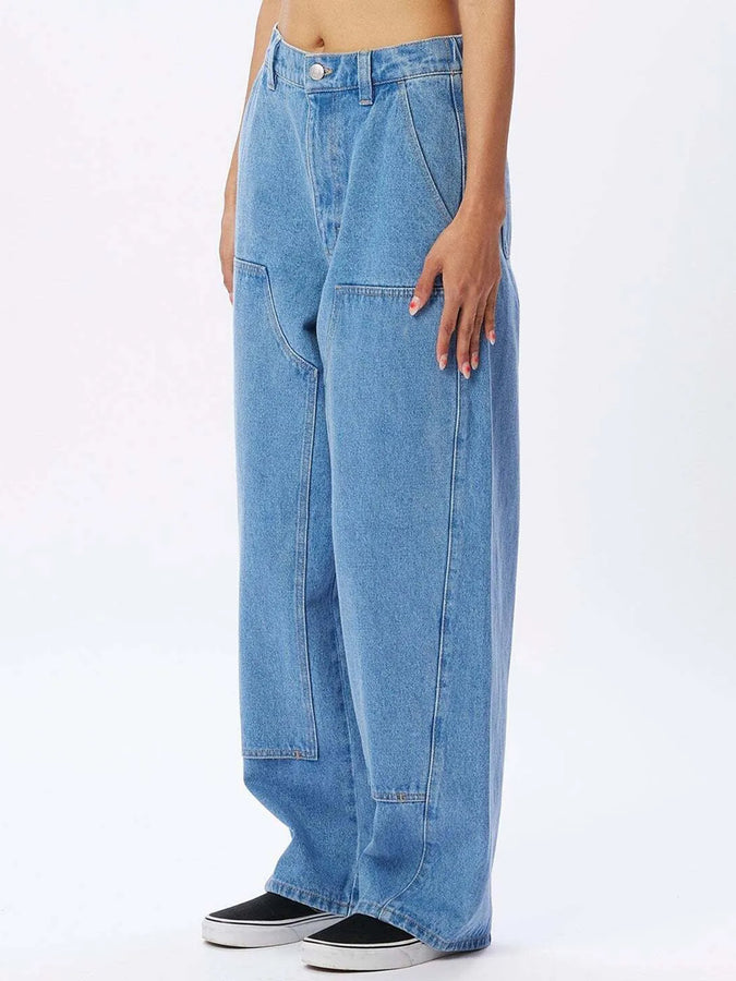 Obey Spring 2023 Leah II Baggy Jeans | LIGHT INDIGO (LIN)