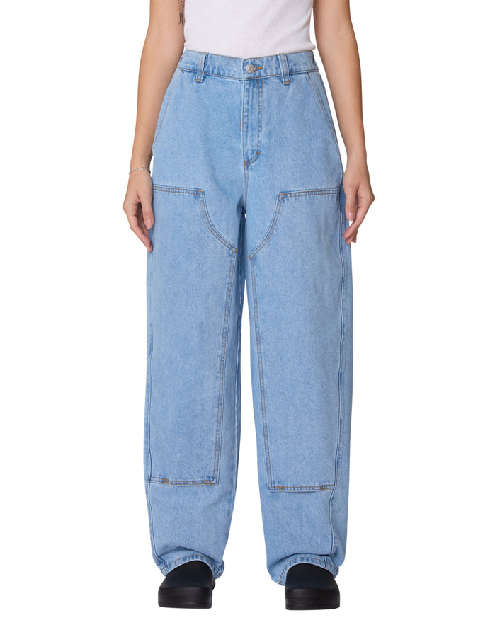 Obey Leah III Baggy Double Knee Jeans Fall 2025 | CIRRUS WASH (CIU)