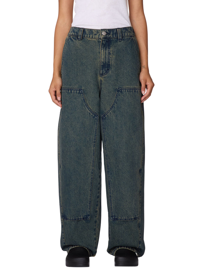 Obey Leah III Baggy Double Knee Jeans Fall 2025 | YELLOW TINT WASH (YTW)