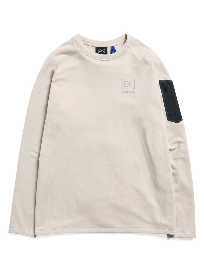 Burton [ak]® Baker Stretch Crewneck Sweatshirt Winter 2027 | CHINCHILLA GREY (E7M)