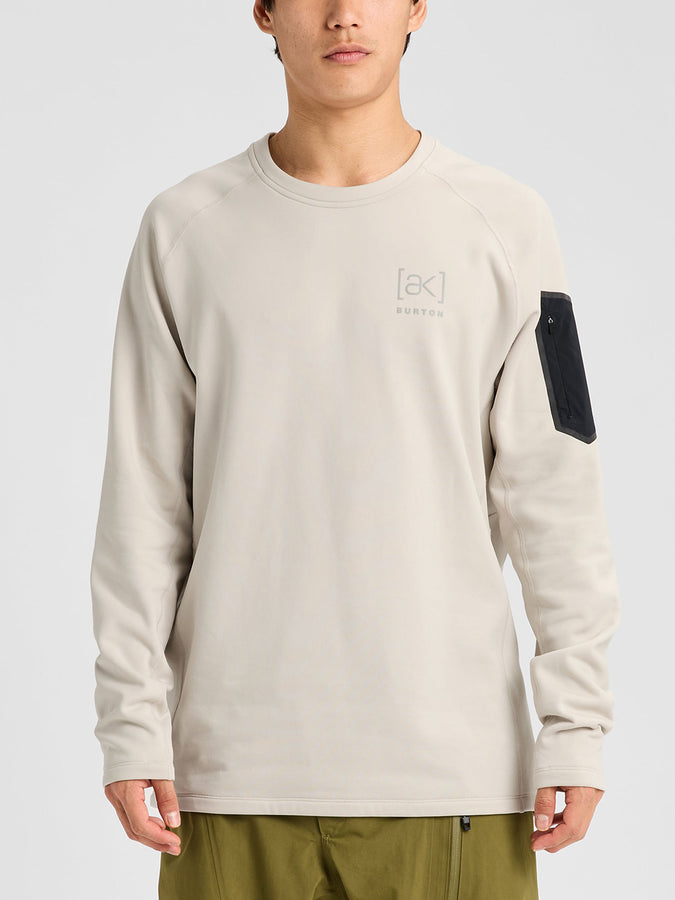 Burton [ak]® Baker Stretch Crewneck Sweatshirt Winter 2027 | CHINCHILLA GREY (E7M)