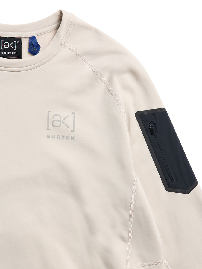 Burton [ak]® Baker Stretch Crewneck Sweatshirt Winter 2027 | CHINCHILLA GREY (E7M)