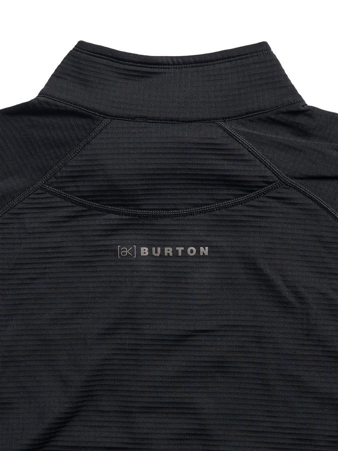 Burton [ak]® Helium Grid 1/2 Zip Fleece Winter 2027 | TRUE BLACK (A04)
