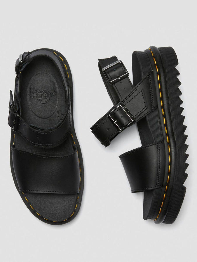 Dr.Martens Voss Hydro Women Black Sandals | BLACK