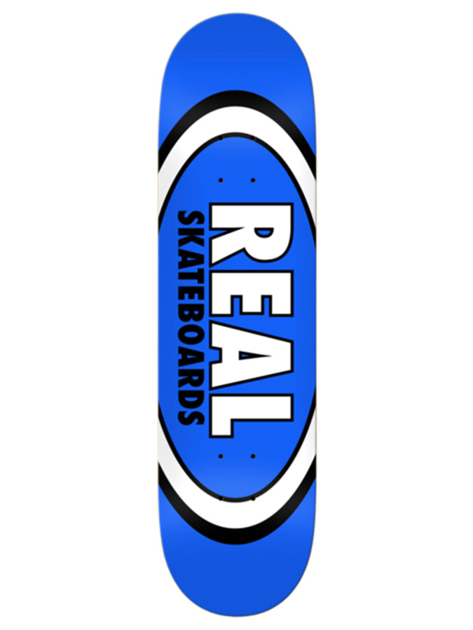 Real Team Classic Oval Blue 8.5'' Skateboard Deck | BLUE