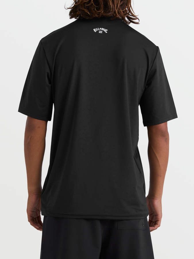 Billabong All Day Wave Short Sleeve Rashguard Spring 2026 | BLACK (BLK)