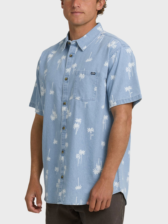 Billabong Sundays Mini S/S Buttondown Shirt Spring 2026 | CORYDALIS BLUE (CBD)