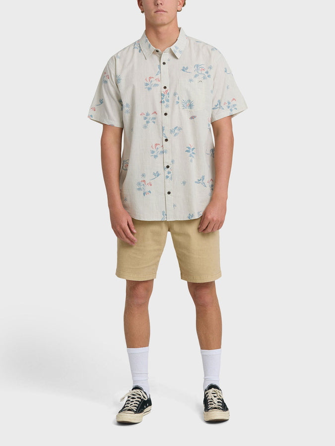 Billabong Sundays Mini S/S Buttondown Shirt Spring 2026 | STONE (STN)