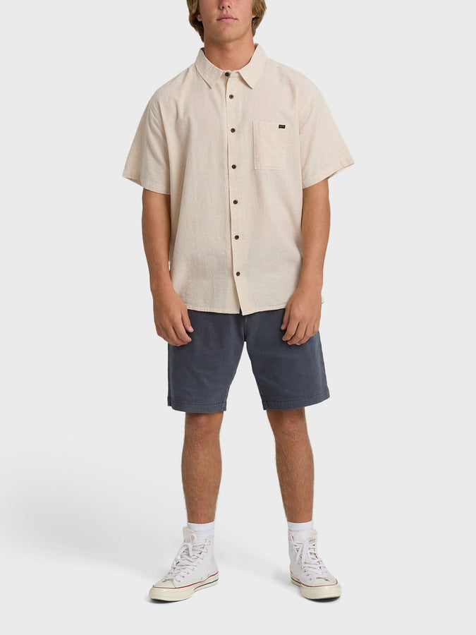 Billabong Victoria Short Sleeve Buttondown Shirt Spring 2026 | OFF WHITE (OFW)