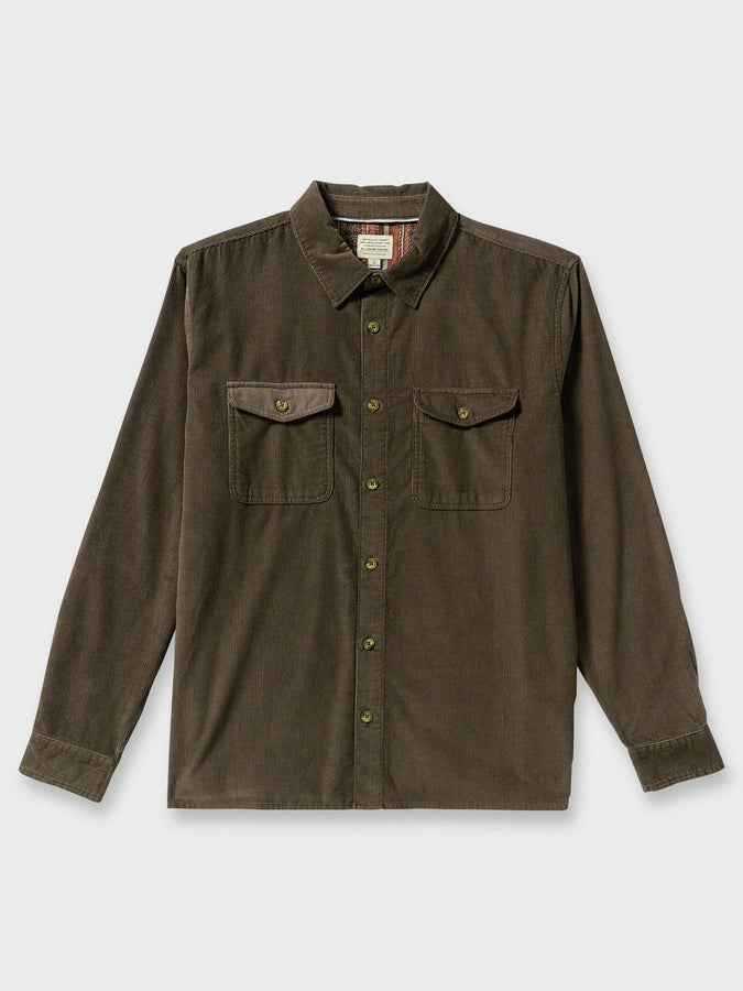 Billabong Austin Garage L/S Buttondown Shirt Fall 2025 | CHOCOLATE (CHO)