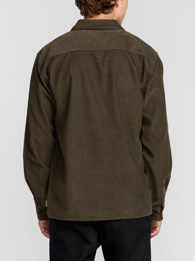 Billabong Austin Garage L/S Buttondown Shirt Fall 2025 | CHOCOLATE (CHO)