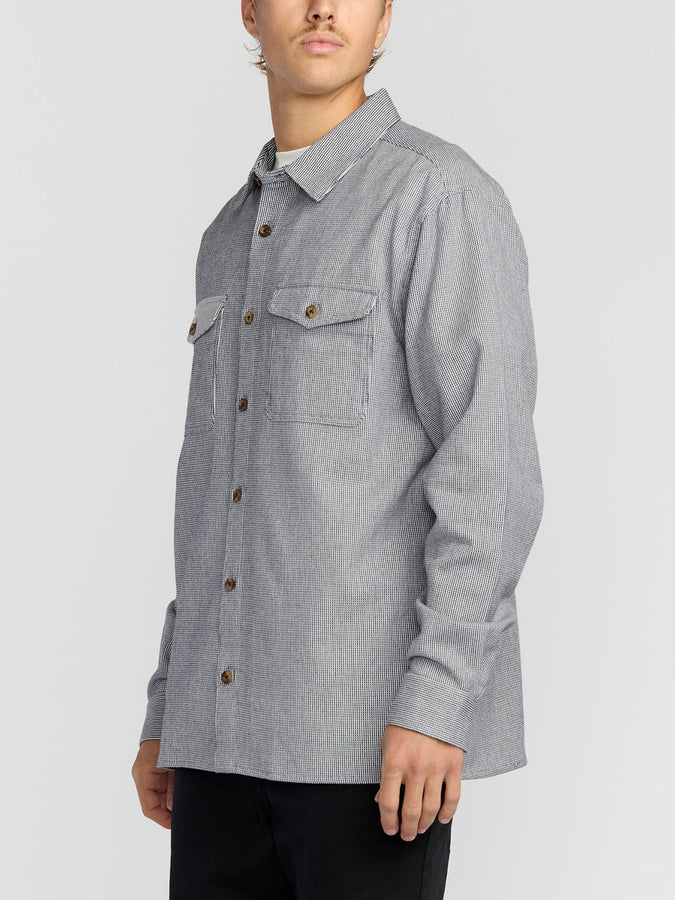 Billabong Austin Garage L/S Buttondown Shirt Fall 2025 | STONE BLUE (SNB)