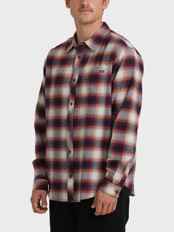 Billabong Coastline Flannel Buttondown Shirt Holiday 2025 | PLUM (PLM)