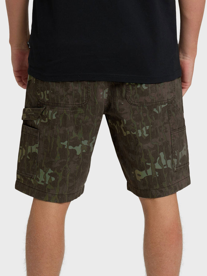 Billabong Bad Dog Elastic Shorts Spring 2026 | GREEN CAMO (XCCK)