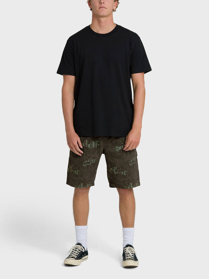 Billabong Bad Dog Elastic Shorts Spring 2026 | GREEN CAMO (XCCK)
