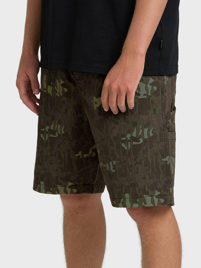 Billabong Bad Dog Elastic Shorts Spring 2026 | GREEN CAMO (XCCK)