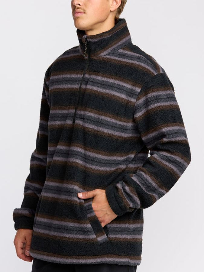 Billabong Boundary Mock Polar Sweatshirt Fall 2025 | BLACK (BLK)