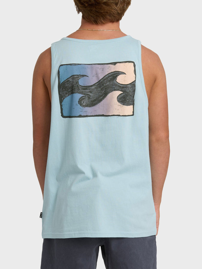 Billabong Crayon Wave Tank Top Spring 2026 | DUSTY BLUE (DBU)