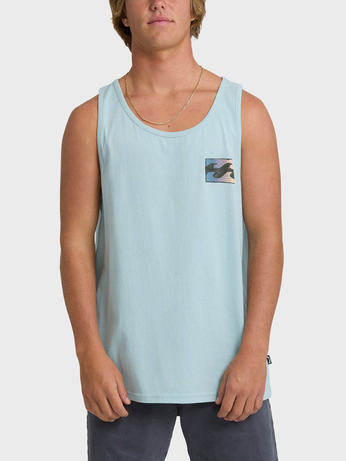 Billabong Crayon Wave Tank Top Spring 2026 | DUSTY BLUE (DBU)
