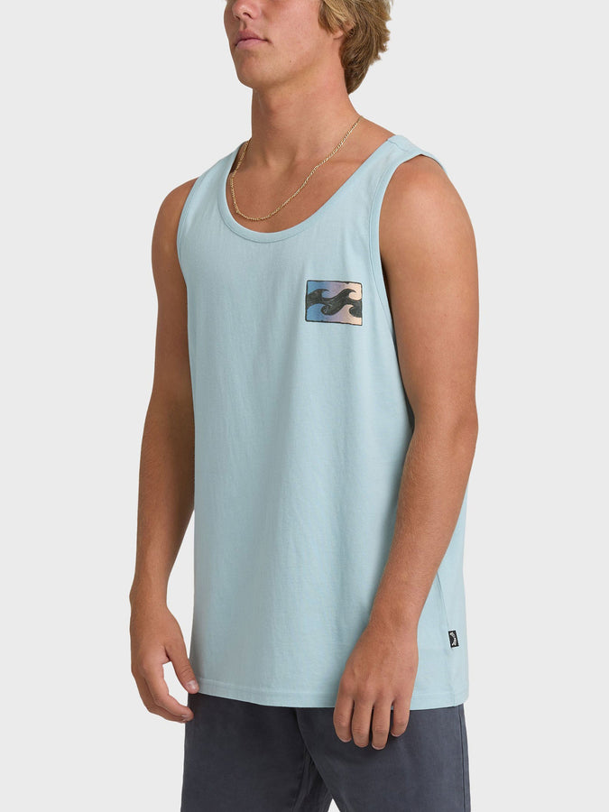 Billabong Crayon Wave Tank Top Spring 2026 | DUSTY BLUE (DBU)
