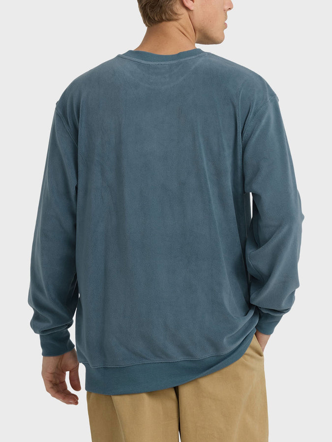 Billabong Torched Crewneck Sweatshirt Holiday 2025 | RUSTIC BLUE (RTL)