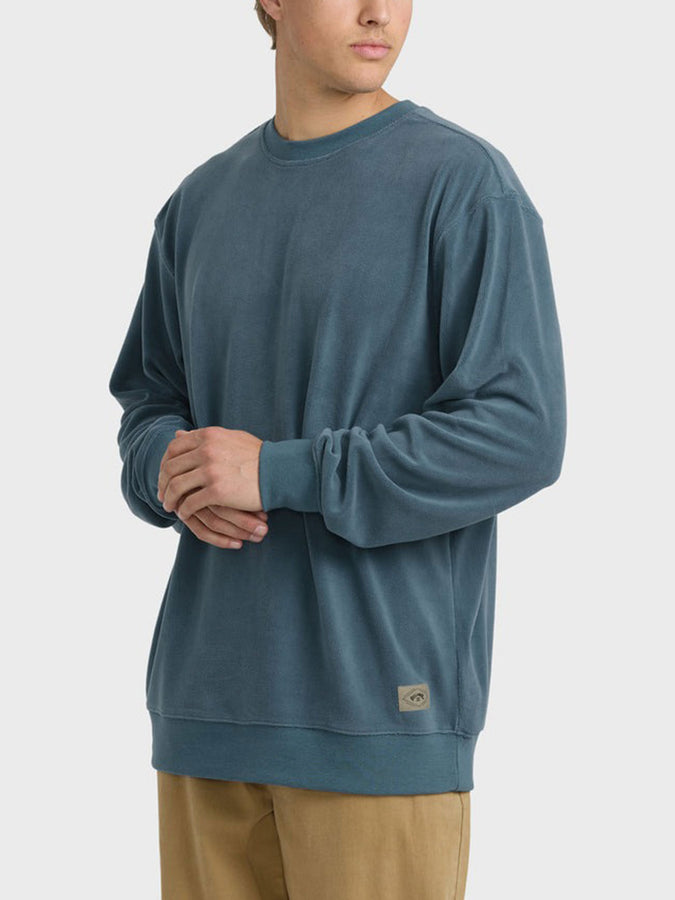 Billabong Torched Crewneck Sweatshirt Holiday 2025 | RUSTIC BLUE (RTL)