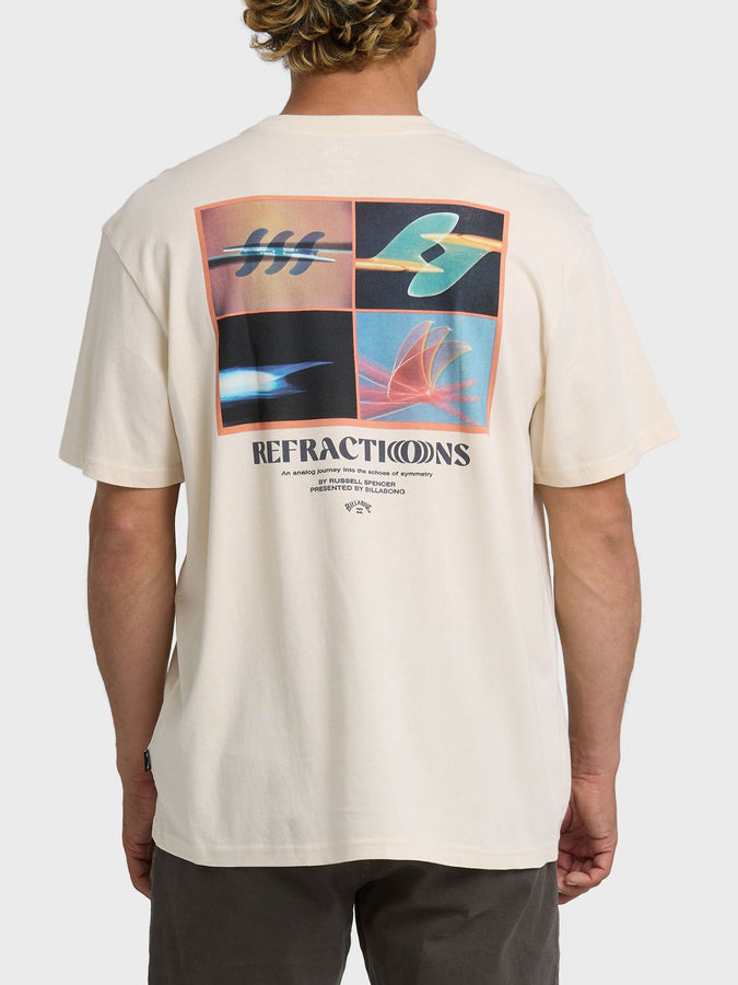 Billabong Refractions Premium T-Shirt Spring 2026 | OYSTER GREY (TFN0)