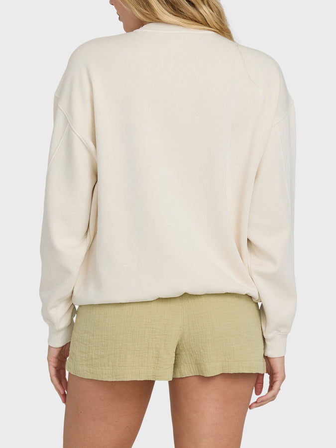Billabong Bleached Out Kendal Crewneck Sweatshirt Spring 2026 | VANILLA (VAN)