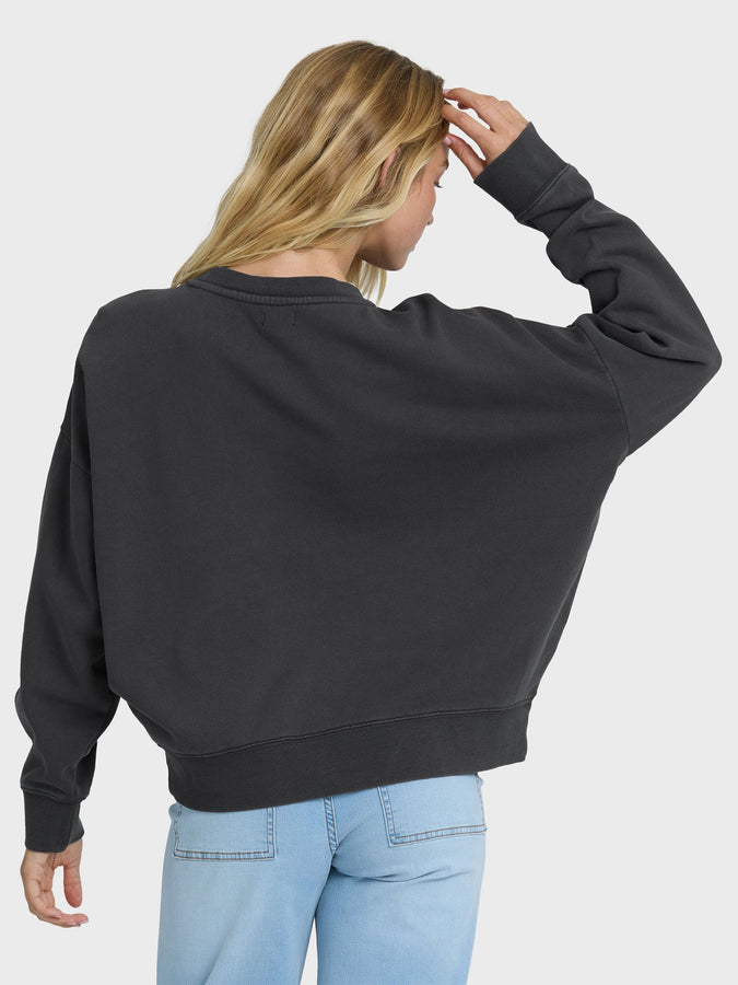 Billabong Echo Crewneck Sweatshirt Spring 2026 | BLACK SANDS (BSD1)