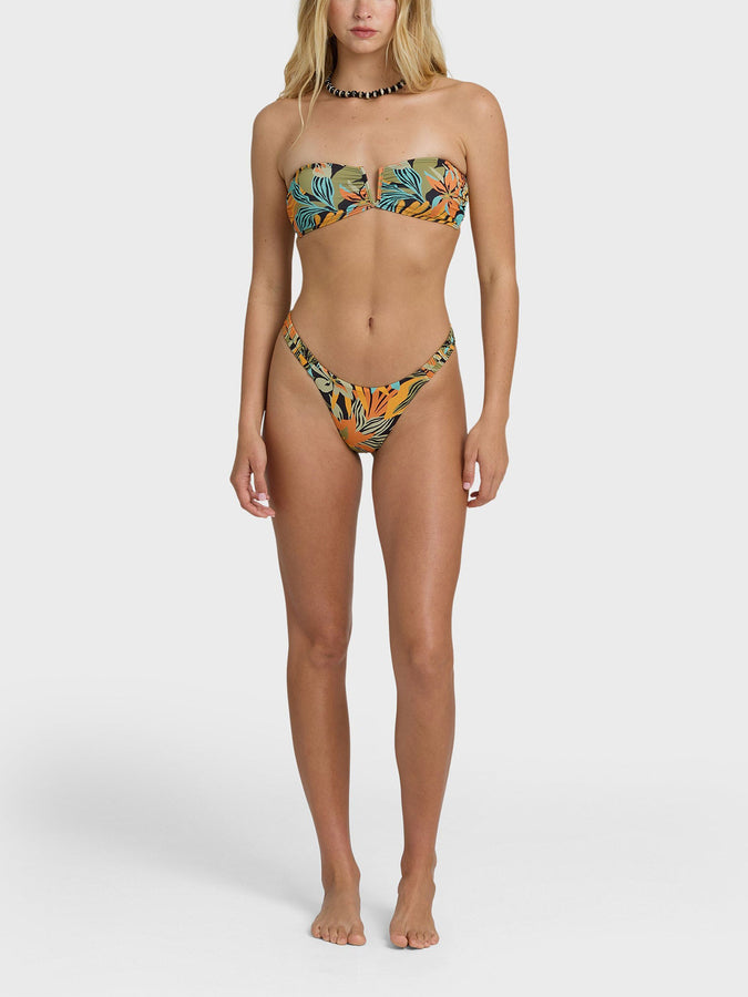Billabong Des Tropiques V Bandeau Bikini Top Spring 2026 | BLACK MULTI (BLM1)