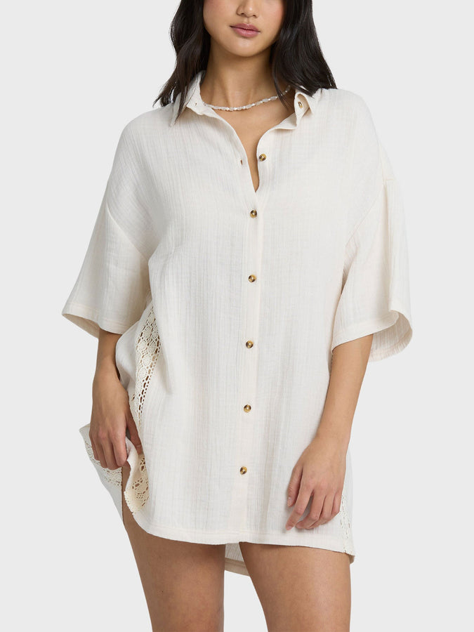 Billabong Feelin Fine S/S Buttondown Shirt Spring 2026 | WHITE CAP (WCP)