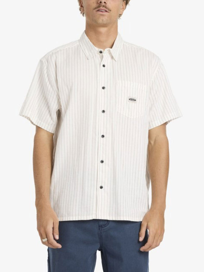 Billabong Bad Dog Short Sleeve Buttondown Shirt Spring 2026 | OFF WHITE (OFW)