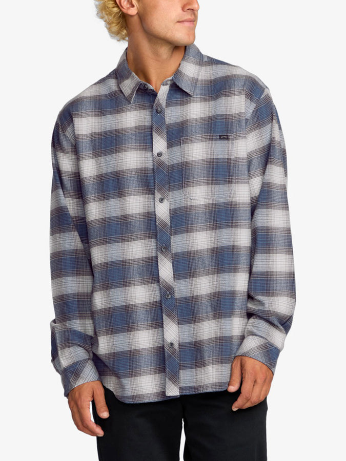 Billabong Coastline Flannel L/S Buttondown Shirt Fall 2025 | BLUE (BLU)