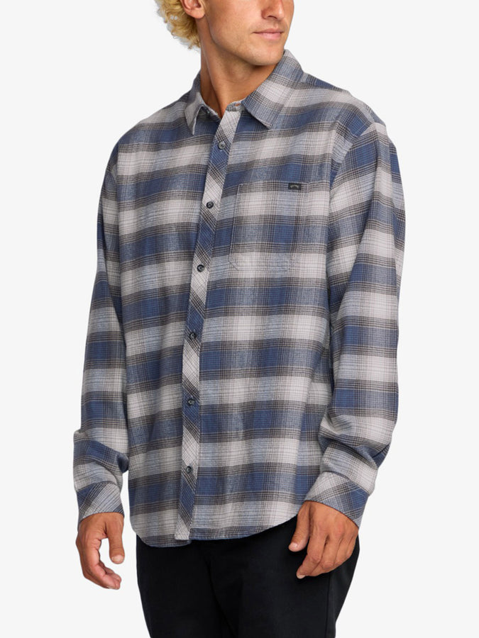 Billabong Coastline Flannel L/S Buttondown Shirt Fall 2025 | BLUE (BLU)