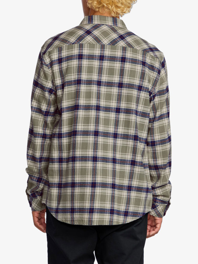 Billabong Coastline Flannel L/S Buttondown Shirt Fall 2025 | OLIVE (OLV)