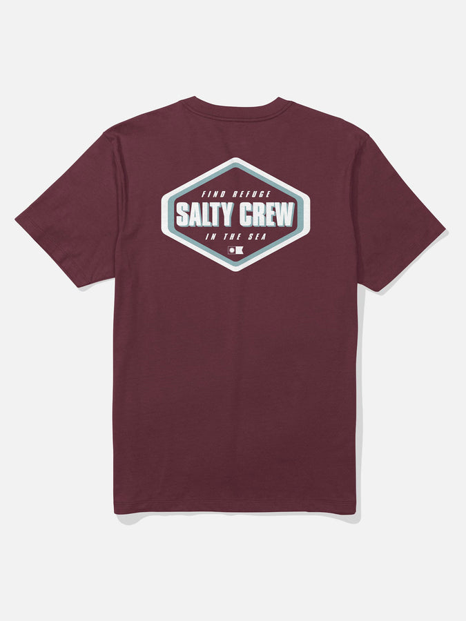 Salty Crew Shapely T-Shirt Summer 2026 | BURGUNDY