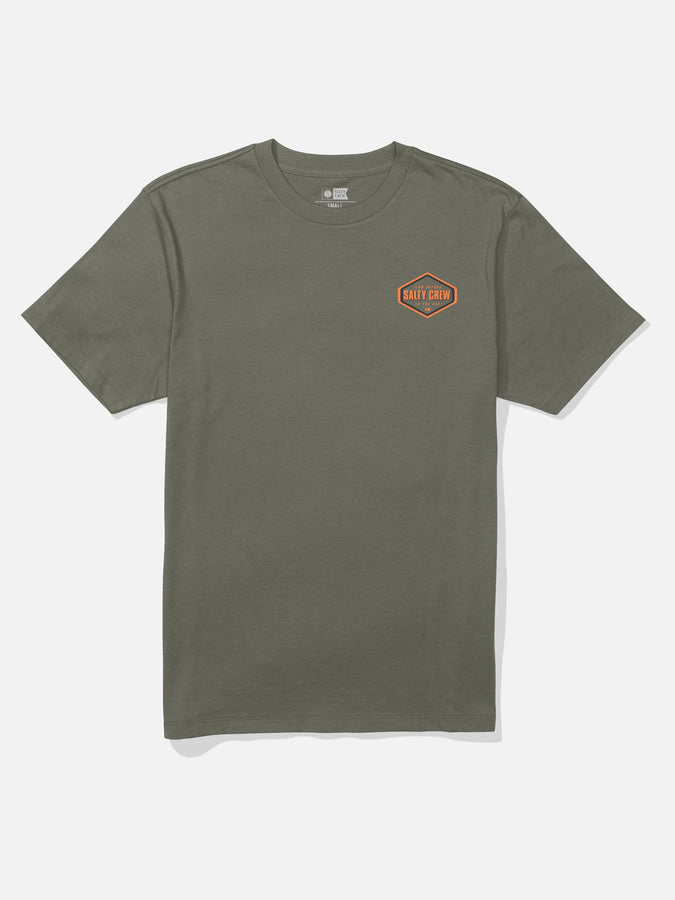 Salty Crew Shapely T-Shirt Summer 2026 | DUSTY OLIVE