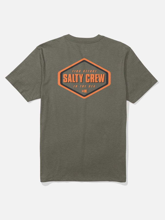 Salty Crew Shapely T-Shirt Summer 2026 | DUSTY OLIVE