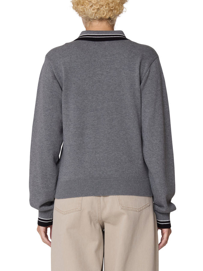 Obey Goalie Polo Fall 2025 | GREY HEATHER (GRY)