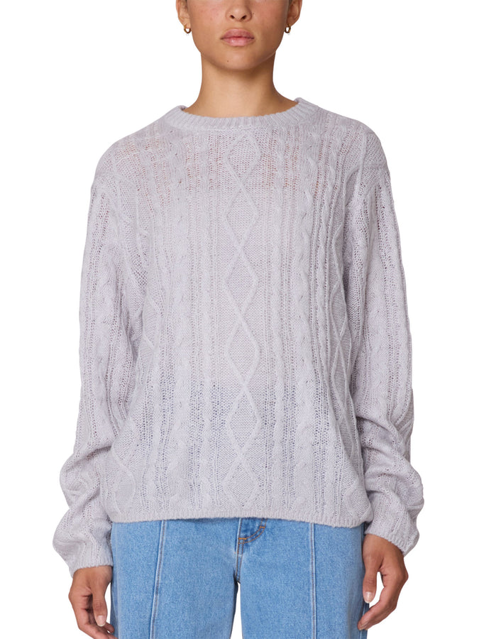 Obey Isabella Loose Cable Sweater Fall 2025 | NIMBUS (NMB)