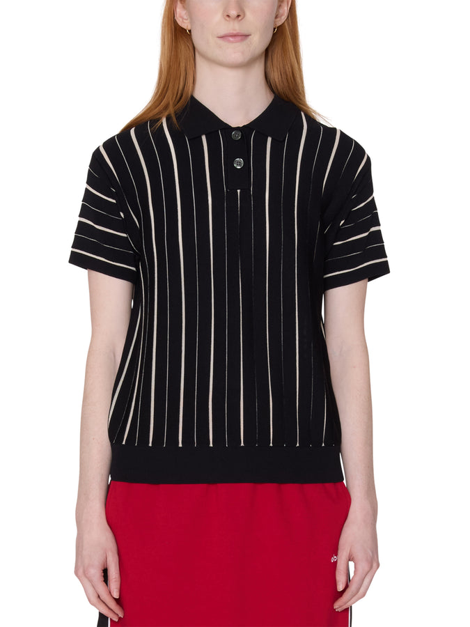 Obey Arlo Stripe Polo Sweater Summer 2026 | BLACK MULTI (BKM)