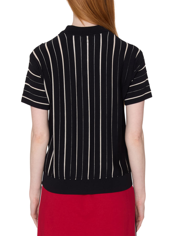 Obey Arlo Stripe Polo Sweater Summer 2026 | BLACK MULTI (BKM)