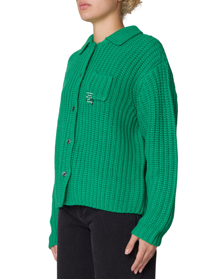 Obey Julian Button Down Sweater Fall 2025 | GREEN (GRN)