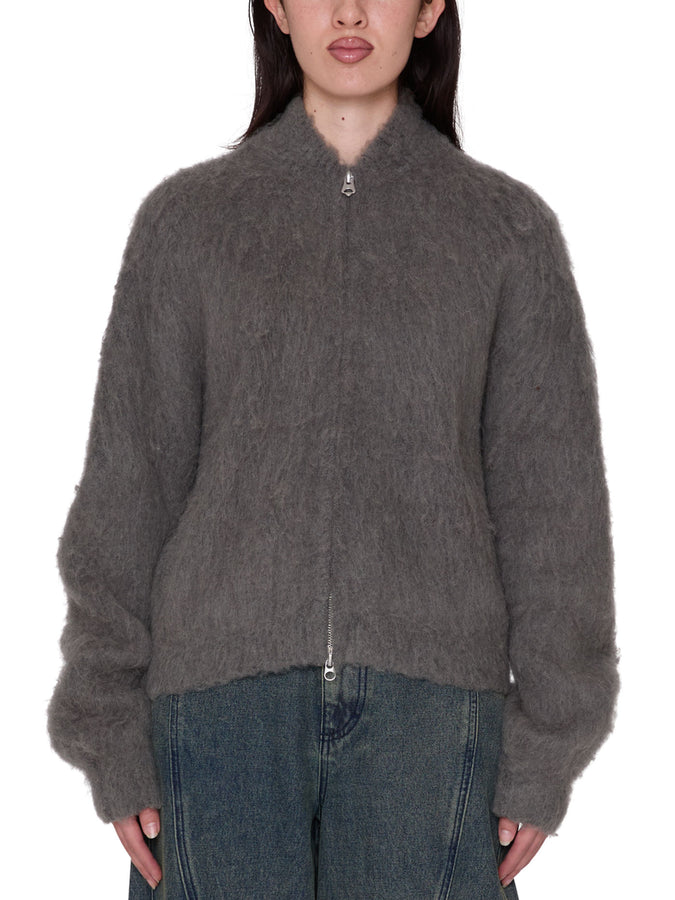 OBEY Caia Bomber Sweater Fall 2026 | CHARCOAL (CHA)