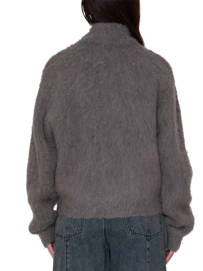 OBEY Caia Bomber Sweater Fall 2026 | CHARCOAL (CHA)
