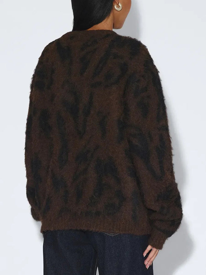 Dr. Denim Mic Sweater Fall 2026 | BROWN BLACK SCRIBBLE (BT6)