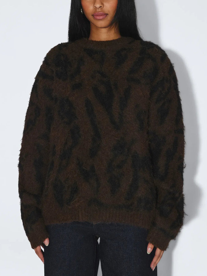 Dr. Denim Mic Sweater Fall 2026 | BROWN BLACK SCRIBBLE (BT6)